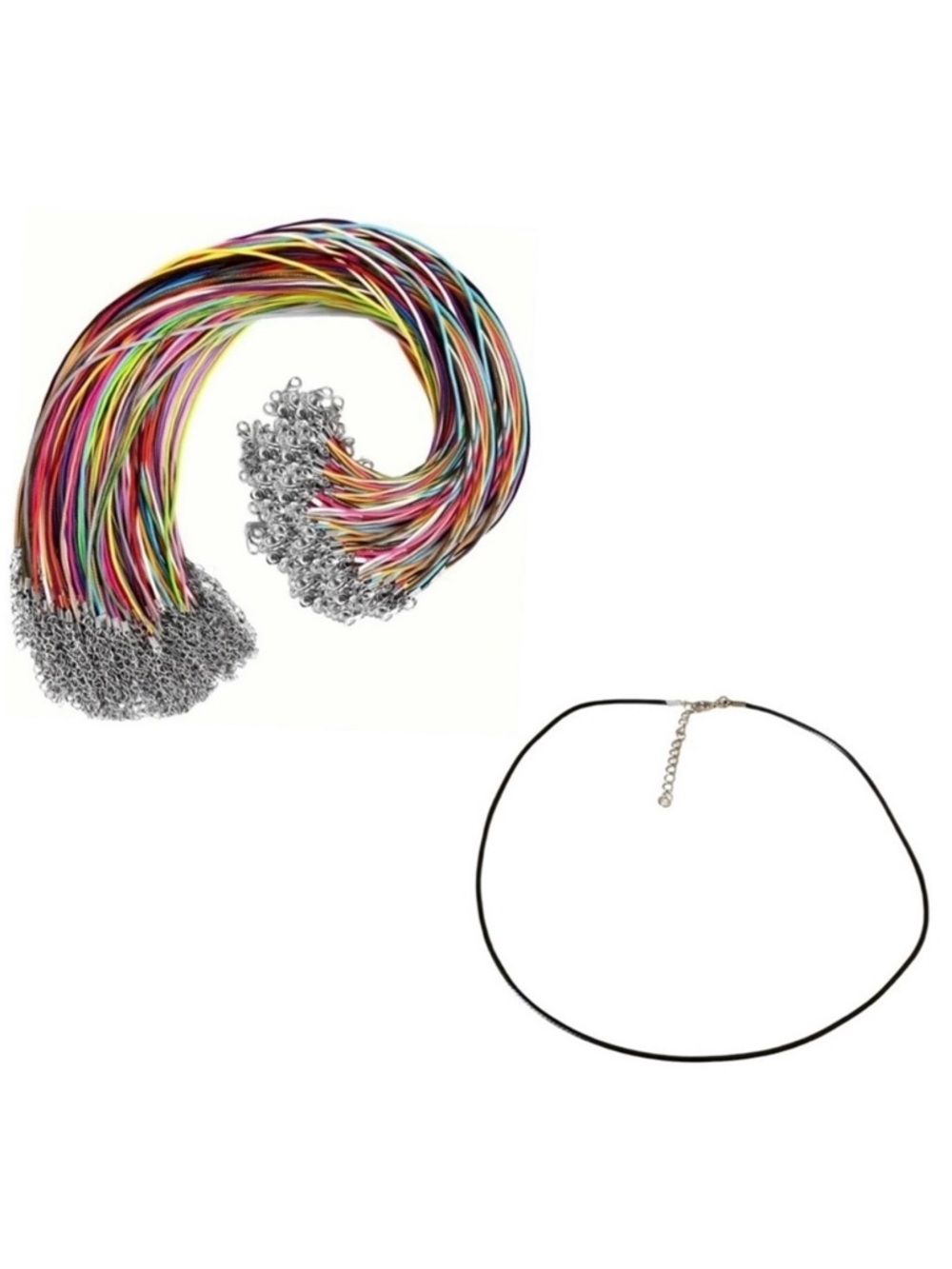 🔴 5 for $10 ONE Black Hemp Rope Necklace for Jewelry Making